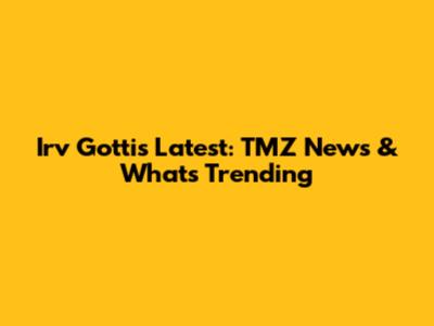Irv Gotti's Latest: TMZ News & What's Trending